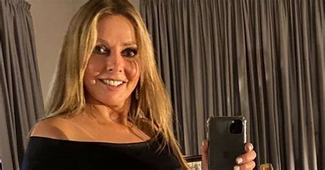 Carol Vorderman Wows Fans With Sexiest Bikini Snaps Yet As She Looks Back At Mirror Online