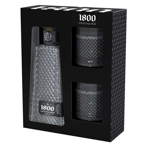 1800 Cristalino Tequila T Set 750ml Alcohol Fast Delivery By App