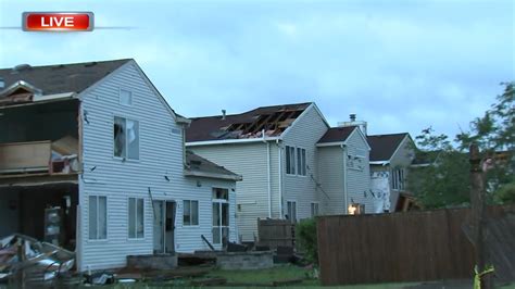 Tornado Touches Down In Chicago Suburb Demolishing Homes Trees