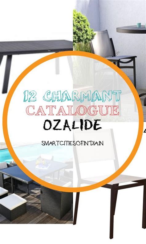 12 Charmant Catalogue Ozalide  Mobilier de jardin design, Table salon