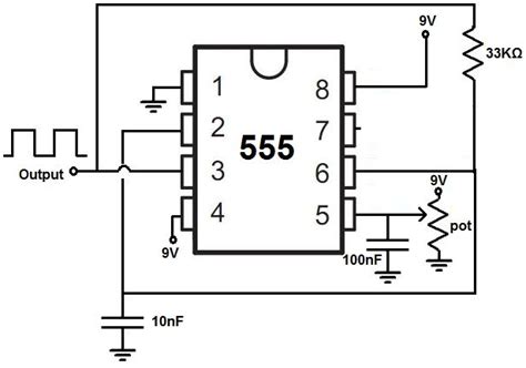 Voltage Controlled Oscillator Vco With A 555 Timer Chip Voltage