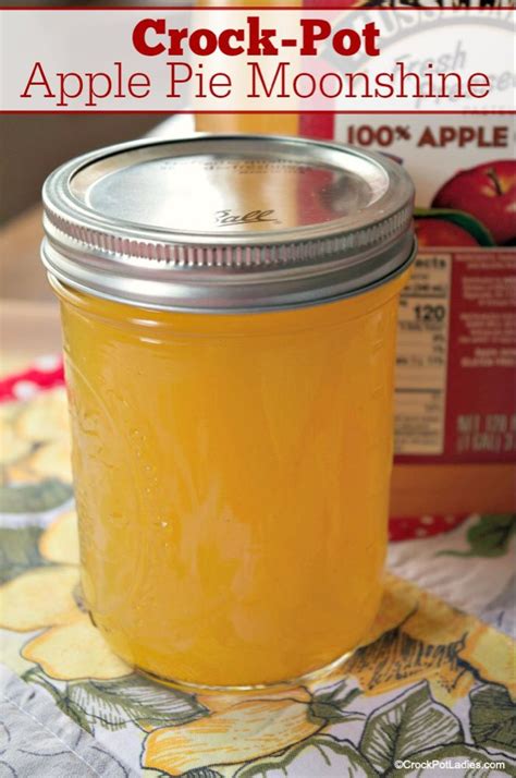This apple pie moonshine recipe is crazy good! Crock-Pot Apple Pie Moonshine | Recipe | Apple pie moonshine, Alcohol recipes, Crockpot