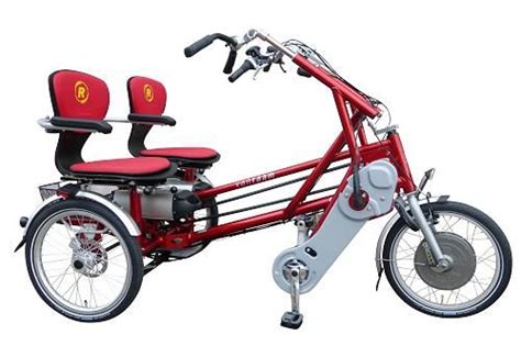 Side By Side Tandem Electric Tandem Bike Adaptive Bikes Tricycle