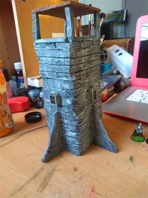 My Osgiliath Tower Rmiddleearthminiatures