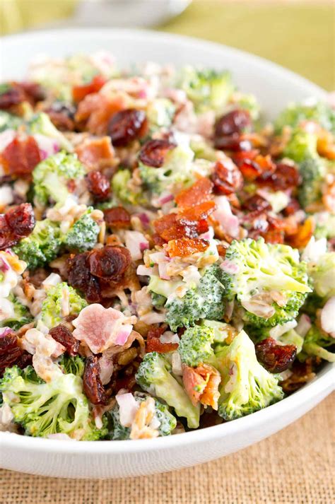 Best Broccoli Salad Recipe Easy Potluck Salad Delicious Meets Healthy