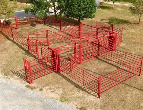 Custom Cattle Handling System 2 Brintough Equipment Inc Texas