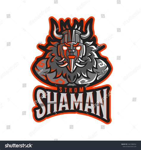 Strom Shaman Gaming Esport Logo Template 库存矢量图（免版税）1661988052