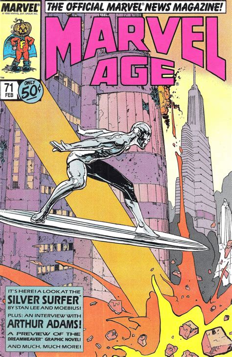 Marvel Age 1983 71 A Look At Silver Surfer
