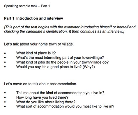 Part Of The Ielts Speaking Test Introduction And Interview Magoosh