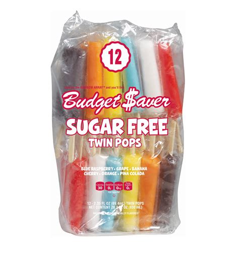 Budget Saver Assorted Sugar Free Twin Pops