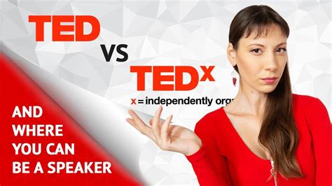 What Is The Difference Between Ted And Tedx Talks Youtube