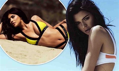 Kendall And Kylie Jenner Model Their New Bikini Range On Instagram Daily Mail Online