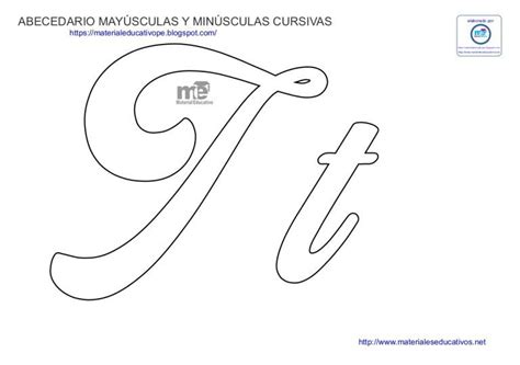 Moldes De Letras Cursivas MayÚsculas Y MinÚsculas