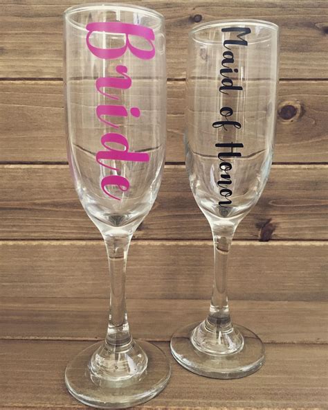 Bridal Party Champagne Flutes | Champagne party, Champagne flutes, Champagne