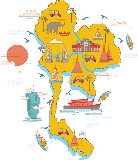 Download Area Thailand Vector Art Map Free Clipart Hq Hq Png Image