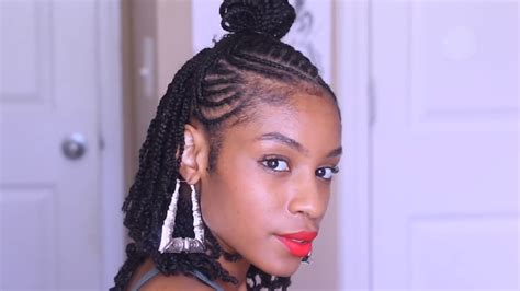 3 Box Braids Style Tutorials You Can Do Without Extensions Naturally You
