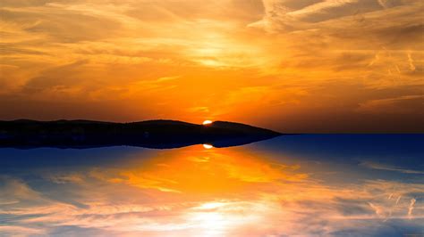 Sunset Reflections Wallpapers Wallpaper Cave