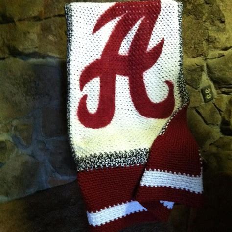 University Of Alabama Afghan Mymagicneedles