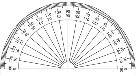 Protractor Drawing At Getdrawings Free Download