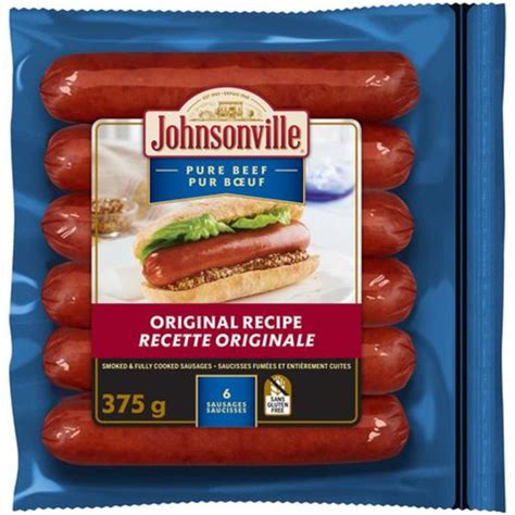 Johnsonville Smoked Beef Sausage 375 G Instacart