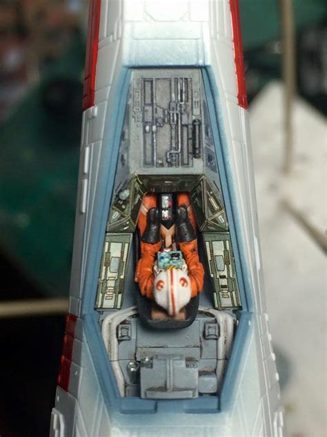 Bandai 172 X Wing Red 5 Work In Progress Sf And Realspace