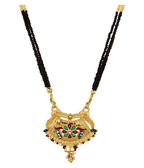 Bollywood Style Enamel Collection Mangalsutra Tanmania Traditional