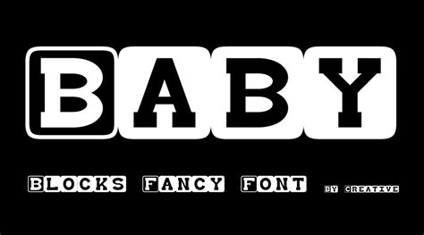 Baby Blocks Fancy Font Free Download Dafont Online