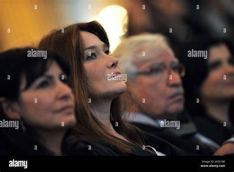 France S First Lady Carla Bruni Sarkozy During The Th World Summit Of Nobel Peace Laureates