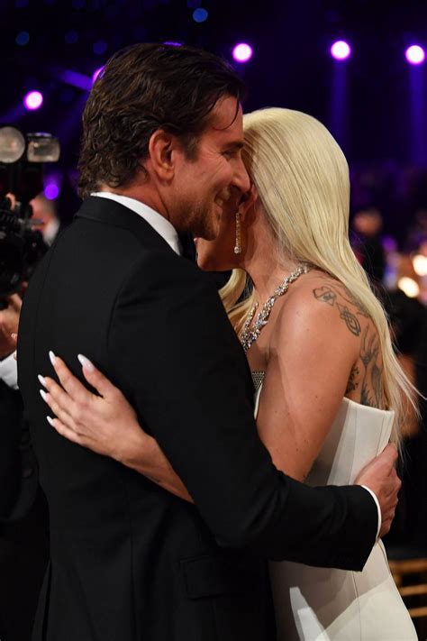 Lady Gaga Bradley Cooper Embrace One Another At 2022 Sag Awards