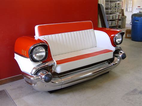 New Retro Cars Restored Classic Car Couches Sofas And Chairs Recent