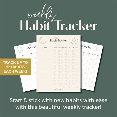 Habit Tracking Journal Notebook Tracker Habits Printables Etsy