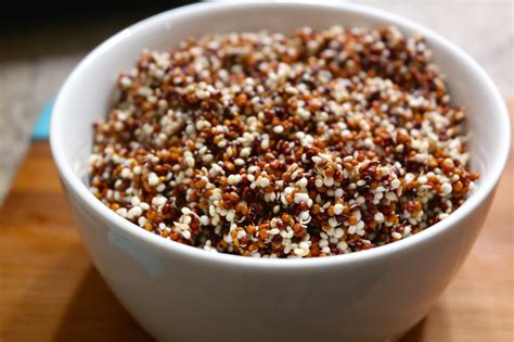 Quinoa bowl, poached egg, quinoa, fried chickpeas, avocado, hearty greens, almond pesto 15; New Recipe: Mixed Tri-Colored Quinoa 'n Squash « Kimberly ...