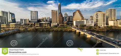 March 2 2018 Austin Texas Austin Cityscape Evening Skyline With