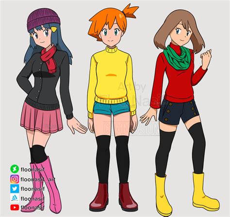 May Serena Y Dawn Outfit By Floonasif On Deviantart