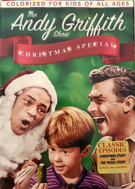 The Andy Griffith Show Dvd Christmas Special Pickle Story And Christmas