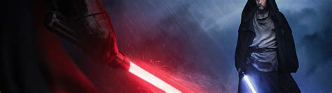 3840x1080 Resolution Darth Vader Vs Obi Wan Kenobi Hd Cool Star Wars