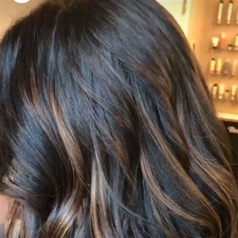 50 Intense Dark Hair With Caramel Highlights Ideas All