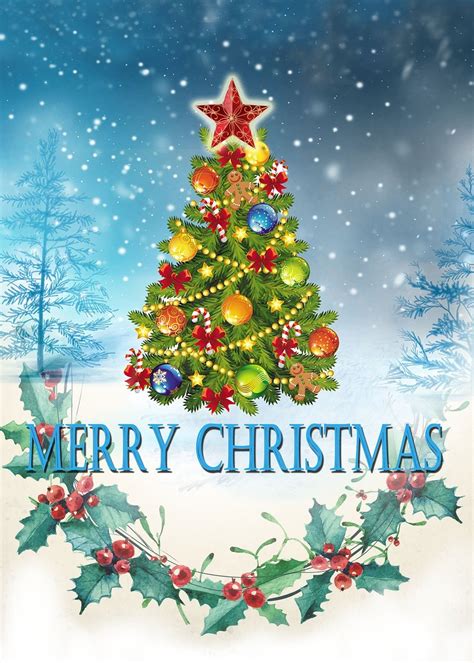 Merry Christmas Card Happy · Free Image On Pixabay