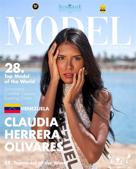 Top Model Venezuela 2021claudia Herrera Olivares Topmodel Of The World