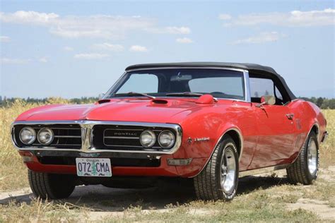 No Reserve 1968 Pontiac Firebird 400 4 Speed Convertible For Sale On