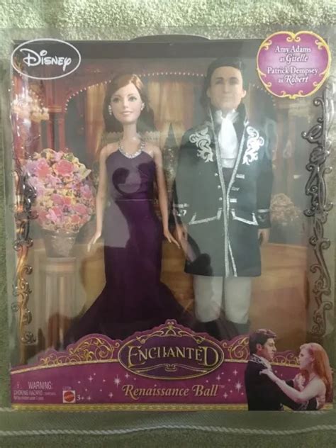 Disney Enchanted Robert Giselle Renaissance Ball Barbie Patrick Dempsey