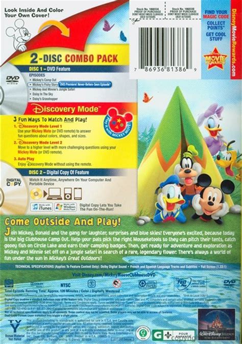 Mickey Mouse Clubhouse Mickeys Great Outdoors Dvd Dvd Empire