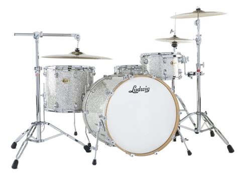 Silver Sparkle Ludwig Centennial Series Find Your Drum Set Drum