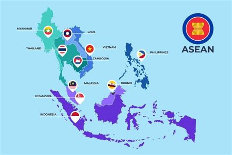 Gambar Peta ASEAN Dan Profil Lengkap Negara Anggotanya MojokBisnis