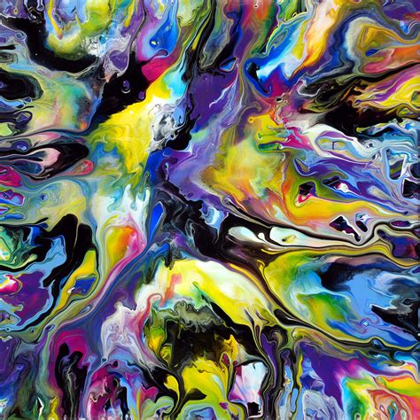 Fluid Painting 89 Acrylic Abstract Art By Mark Chadwick On