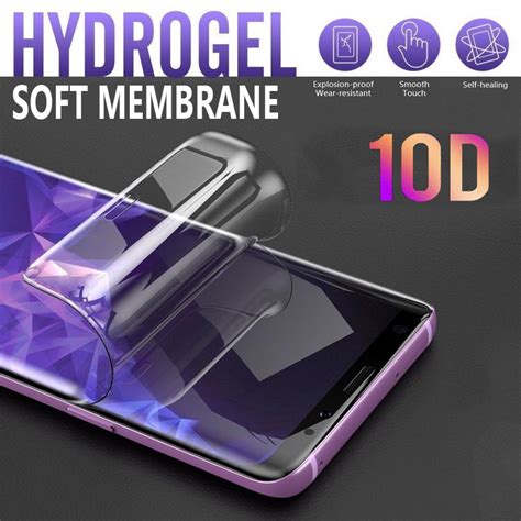 10d Tpu Hydrogel Soft Full Coverage Clear Gel Film Screen Protector For Phone Ebay