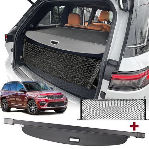 Volcaner For 2022 2023 2024 Jeep Grand Cherokee Cargo Cover 2 Row Wl