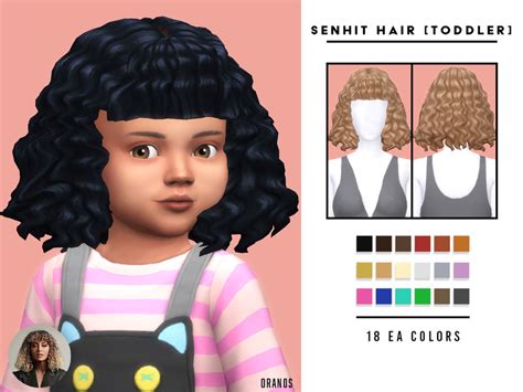 Senhit Hair Toddler By Oranostr At Tsr Sims 4 Updates