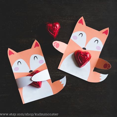 Pin By Pysiaczek2244 On открытки In 2020 Valentines Cards Fox