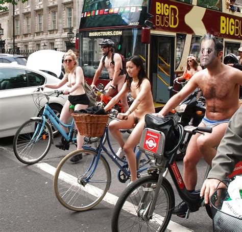 Sex Asian Gurls At London Naked Bike Ride Image